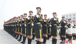 三军仪仗队女兵表演视频,三军仪仗队女兵震撼表演掠影